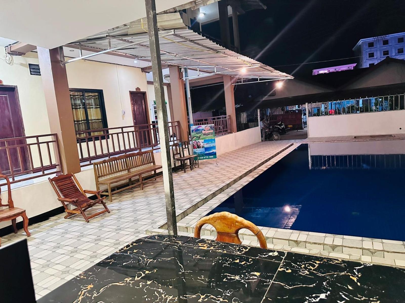 Vang Vieng Global Hostel Bagian luar foto