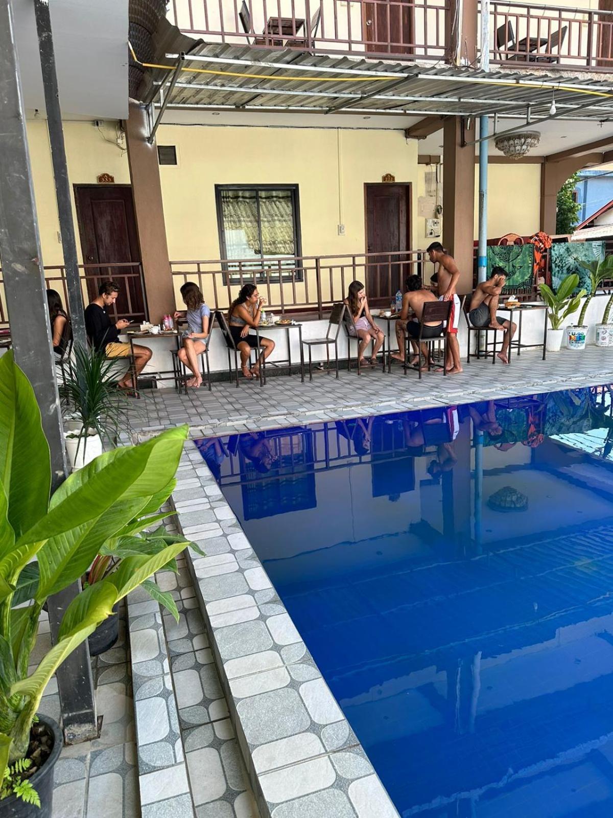 Vang Vieng Global Hostel Bagian luar foto